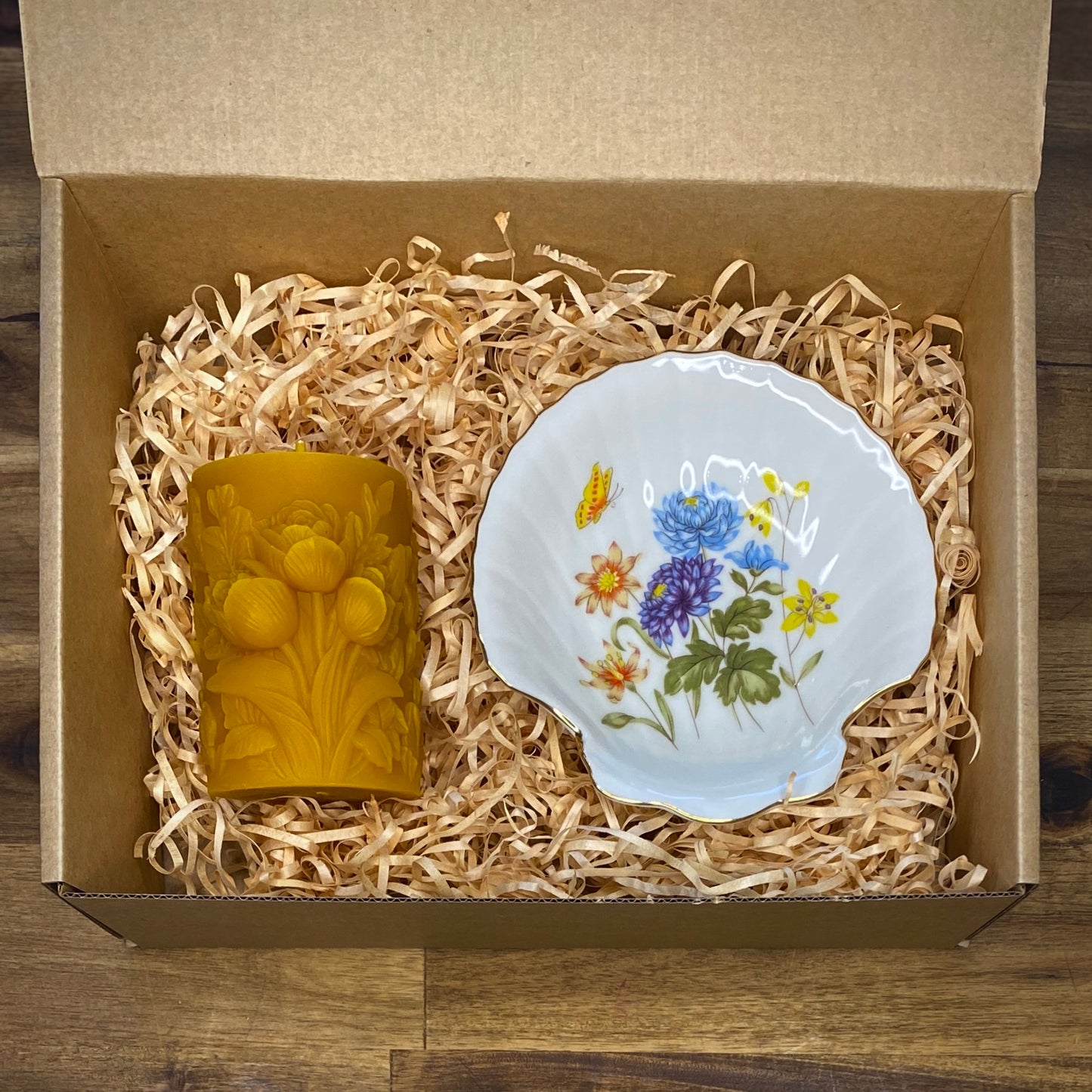 Candle thrift box ‘The Sirens Rose'