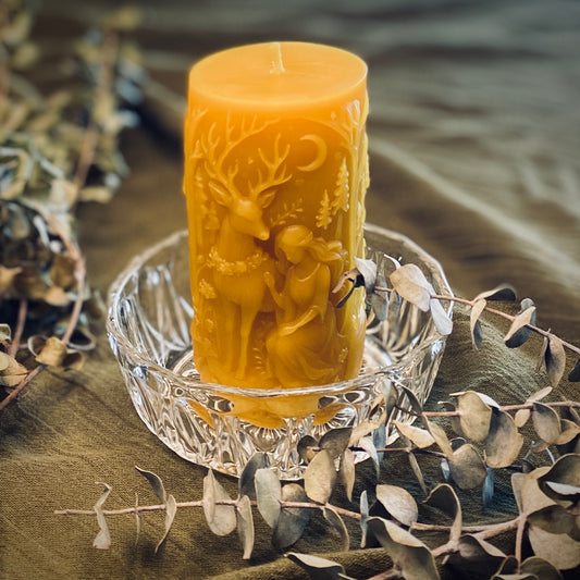 Candle thrift box ‘Forest Magic’