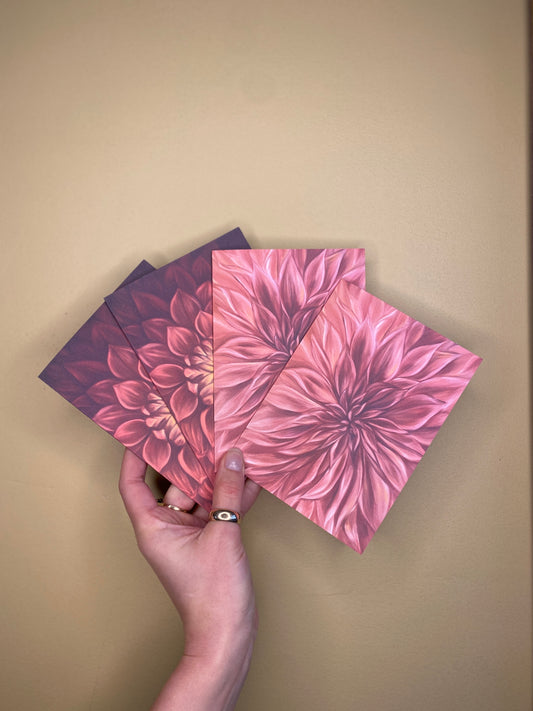 ‘Flowers for Nicky’ Quartet of Greeting cards