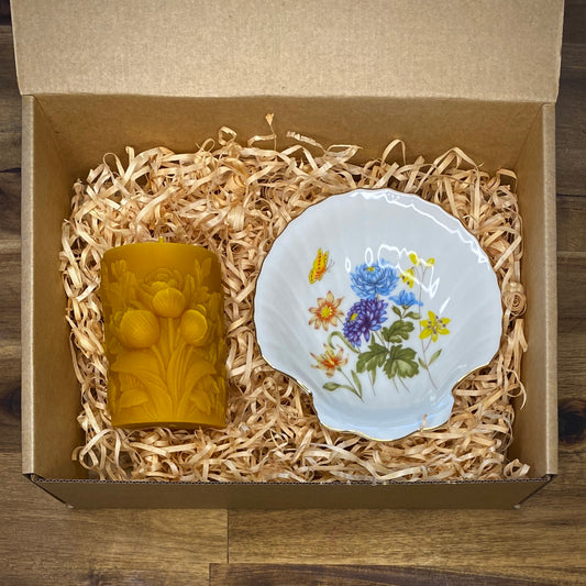 Candle thrift box ‘The Sirens Rose'