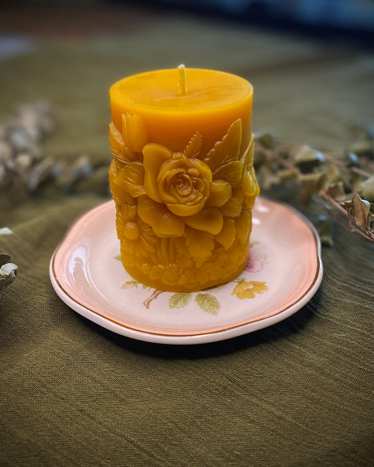 Candle thrift box ‘Wildflowers'