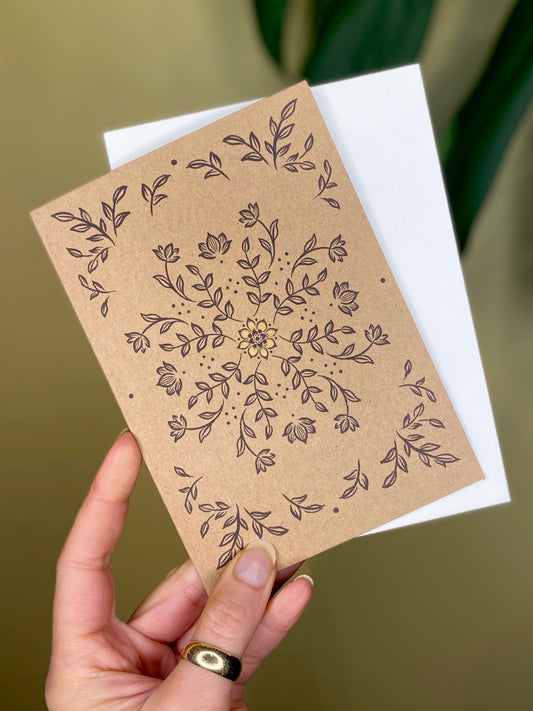 ‘Flower Prism’ Greeting card