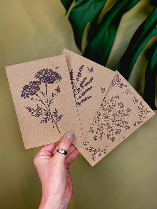 Trio of Greeting cards